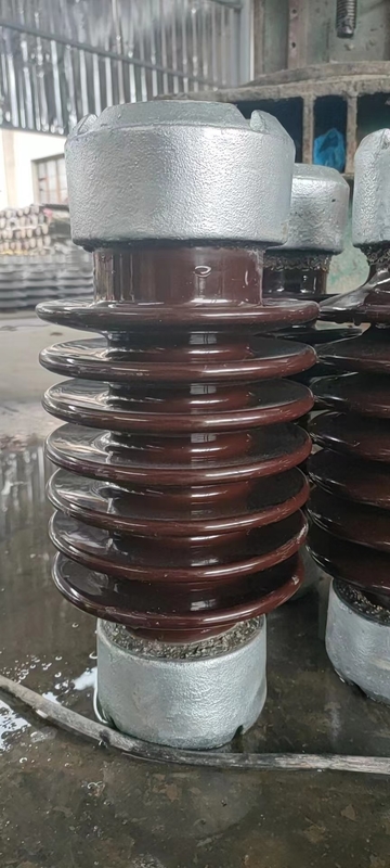 एएनएसआई ब्राउन ग्लेज़ स्टेशन पोस्ट पोर्सिलेन इंसुलेटर TR-208 8.9kN