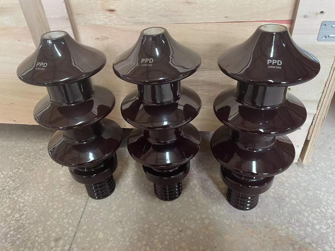 दीन मानक 20NF250 चीनी मिट्टी के बरतन विद्युत झाड़ी OEM 385MM ऊँचाई: